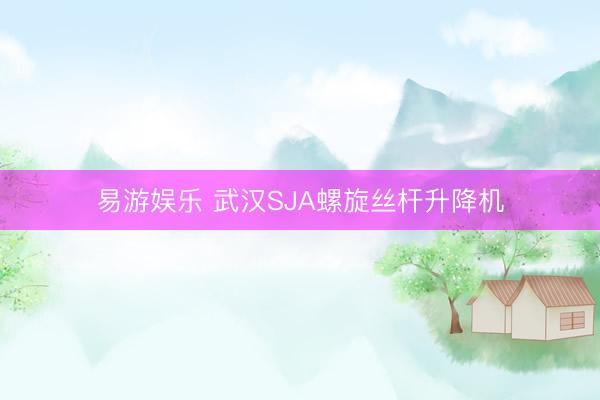 易游娱乐 武汉SJA螺旋丝杆升降机