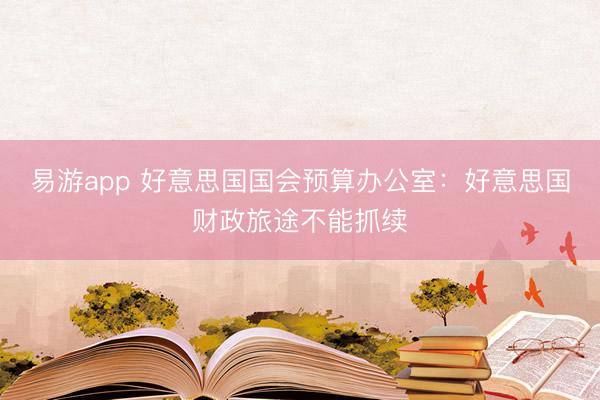 易游app 好意思国国会预算办公室：好意思国财政旅途不能抓续
